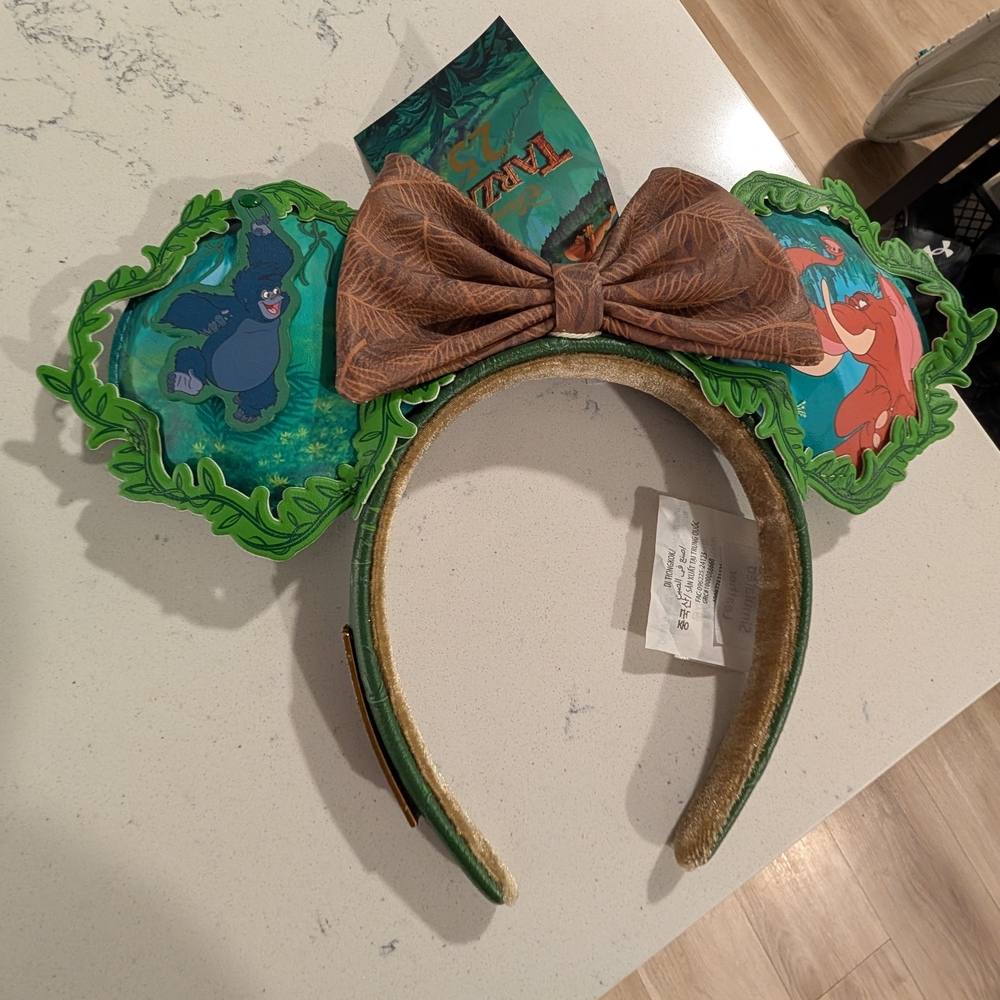 NWT Tarzan 25th Anniversary Disney Loungefly Ear Headband